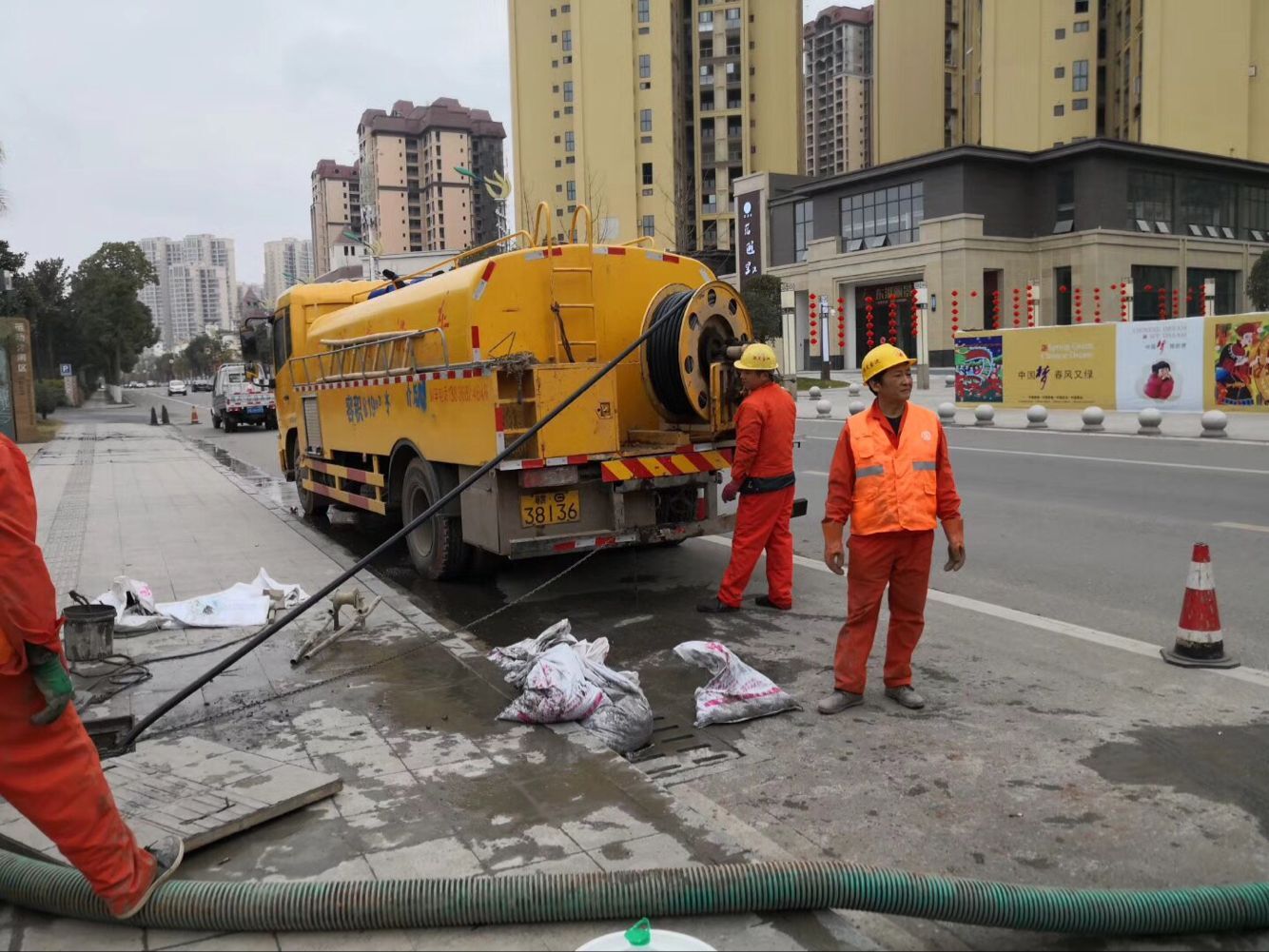 藤县排污管道清淤-管道清洗